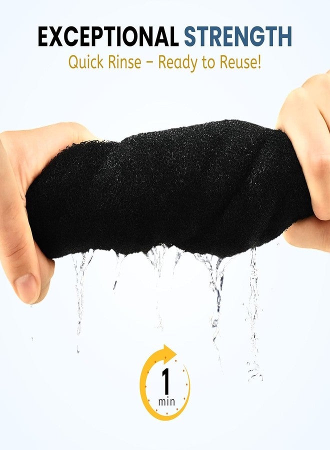 TRADESK Anky Aquarium Sponge Filter Refills Black Foam for Mechanical and Biological Filtration, Fresh & Salt Water Fish Tank Set of 5 - Image 3